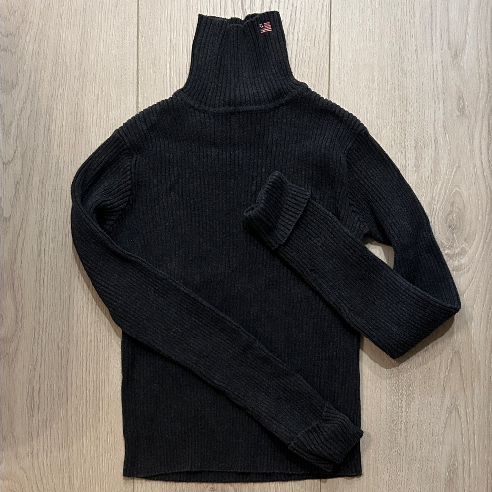 Women’s Dark Grey Turtleneck Sweater